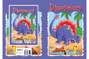 Målarbok A4 Dinosaurier 16 sidor