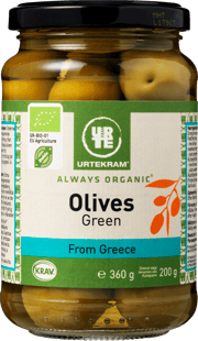 URTEMANN Oliven Grønn øko 360 g