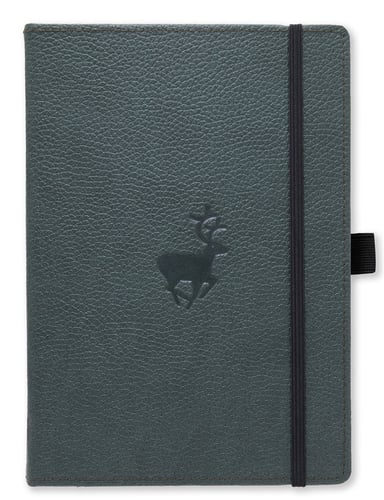 Dingbats* Wildlife A5+ Green Deer Notebook - Graph