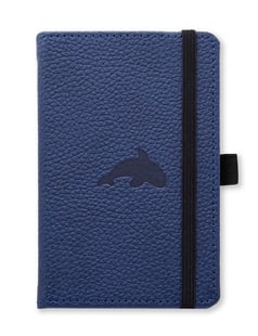 Dingbats* Wildlife A6 Pocket Blue Whale Notebook - Dotted