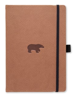 Dingbats* Wildlife A5+ Brown Bear Notebook - Graph