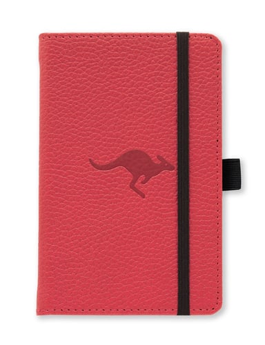 Dingbats* Wildlife A6 Pocket Red Kangaroo Notebook - Plain