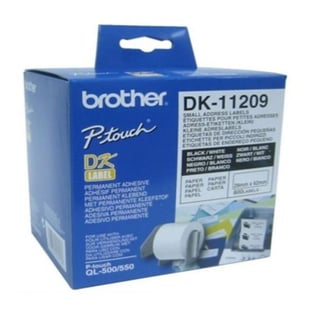 Etiketter till Skrivare Brother DK-11209 62 x 29 mm Vit