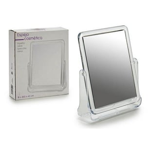 Espejo con Soporte Transparente PVC Cristal Metacrilato Espejo