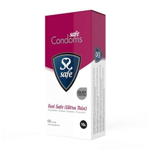 Condones Ultra Finos (10 uds) Safe 20008