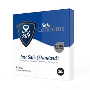 Condones Just Safe Standard (36 uds) Safe 20442
