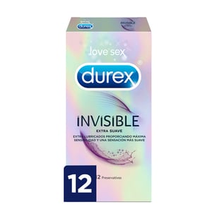 Kondomer Invisible Extra Sensitivo Durex (12 uds)