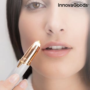InnovaGoods precisionstrimmer med LED för hårborttagning i ansiktet