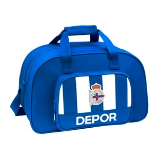 Bolsa de Deporte R. C. Deportivo de La Coruña Azul Blanco (40 x 24 x 23 cm)