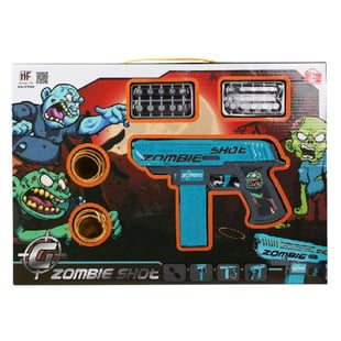 Playset Zombie Shot Pistola de Dardos Azul (43 x 30 cm)