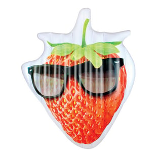 Colchoneta Hinchable Strawberry (187 x 159 x 16 cm)