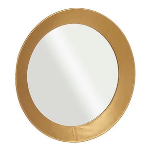 Espejo de pared Cristal Dorado Metal (80 x 7,5 x 80 cm)