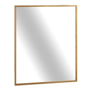 Espejo de pared Cristal Dorado Metal (90 x 2 x 110 cm)