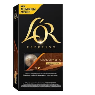 Cápsulas de Café L'Or Colombia (10 uds)