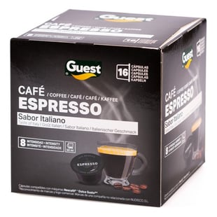 Cápsulas de Café Espresso Guest (16 uds)