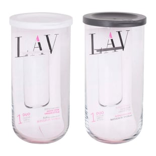 Bote de Cristal LAV Duo 1,4 L (10 x 21 cm)